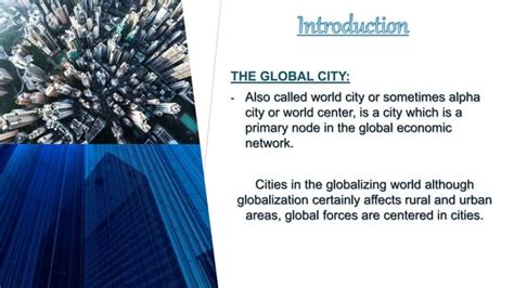 what is global cities in contemporary world|The Global City: Introducing a Concept .